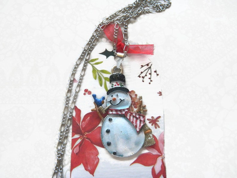 Snowman PendantNecklace Jack Frost