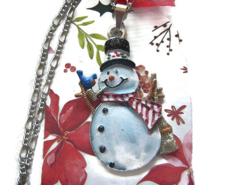 Snowman PendantNecklace Jack Frost