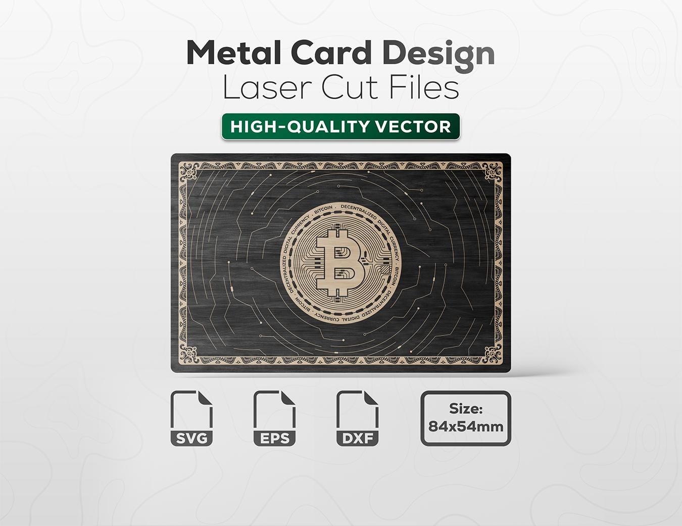 Bitcoin metal card - Etsy 日本