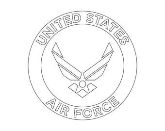 アメリカ空軍ロゴ - SVG - デジタルダウンロード - Etsy 日本