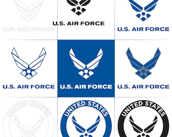 United States Air Force Logo - SVG - Digital Download