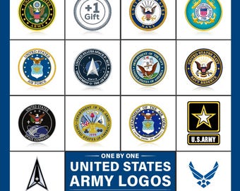 US Army Military Logos, United States Army Logos, United States Logo Bundle, US Military Logos, US Army Logo Download