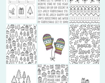 Holiday Coloring Pages - Christmas Coloring Pages