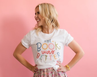 The Book Was Better Pippi Tee - White