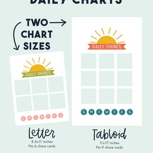 Ultimate Pink Kids Chore Chart Bundle Calendar and Chore Charts for Kids image 6