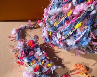 Handgefertigtes Mischgarn, Farbverlaufswollgarn, Mischfasern, Packung Stickgarne, handgefertigtes Dekogarn, Puppenhandwerk, Wandkunst