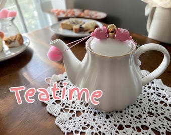 NURSE LIFE Teapot Drip-Catcher and Lid Holder (With clasp)