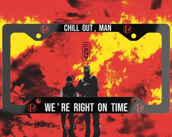 Twenty One Pilots Midwest Indigo License Plate Frame, Anime Car Plate Holder, Custom License Plate Cover, Personalized Gift,