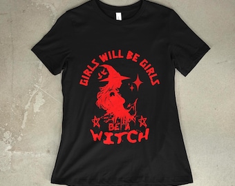 Goth Graphic Tee, Crimson Dark Shirt, Occult Apparel, Alternative Style Top, Red Vampire Aesthetic Tee