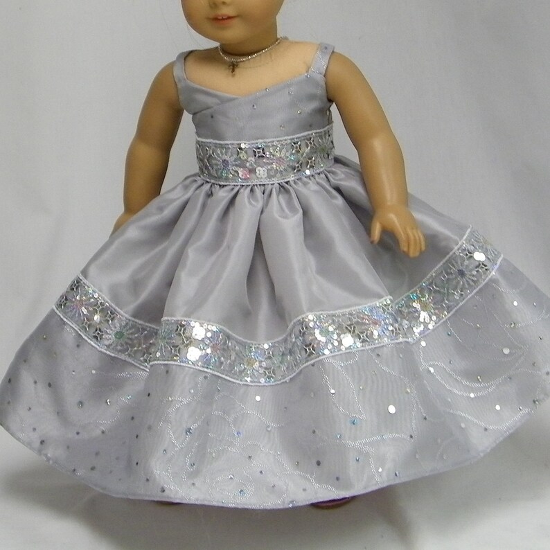 silver-ball-gown-for-18-inch-doll-etsy