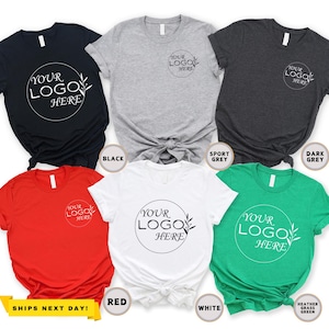 Custom Logo Shirts, Personalized Logo Shirt, Custom Text Shirt, Team Logo Shirt, Your Business Logo or Brand Logo Shirt, Custom Design Shirt
