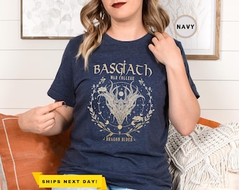 Basgiath War College Book Shirt, Book Shirt, Bookworm Tee, Bookish War Shirt, Dragon Rider Shirt, Book Lover Shirt, Fantasy Bookish Tee