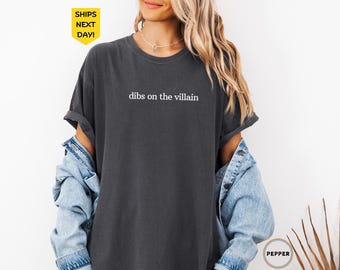 Comfort Colors® Villain Era Shirt, Book Club Shirt, With Enemies To Lovers Aesthetic Shirt, Dark Romance Shirt For Fantasy Readers