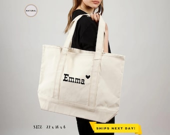 Custom Tote Bag, Personalized Name Tote Bag, Mothers Day Gift, Babyshower Gift Tote Bag, Gift Tote Bag, Birthday Totes, Bridesmaid Tote Bag