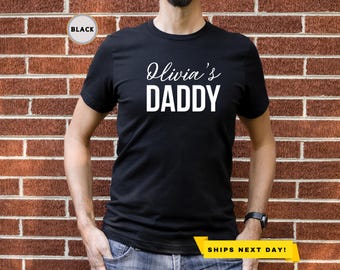 Customized Dad Shirt, Custom Shirt for Dad, Dad Shirt with Kids Name, New Dad Shirt, Gift for Dad, Father's Day Shirt, Custom Dad Shirt