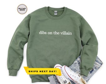 Villain Era Sweatshirt, With Enemies To Lovers Aesthetic Sweatshirt, Book Club Sweatshirt, Dark Romance Sweatshirt For Fantasy Readers