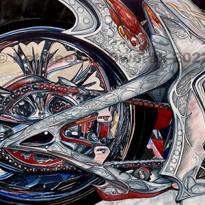 Gladiator&#39;s Ride-signed limited edition watercolor print