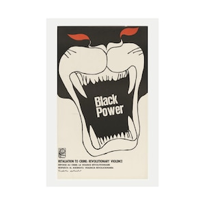 Black Power from National Museum of African American History and Culture by Alfredo Rostgaard Vintage Poster | Free Shipping to US & Canada