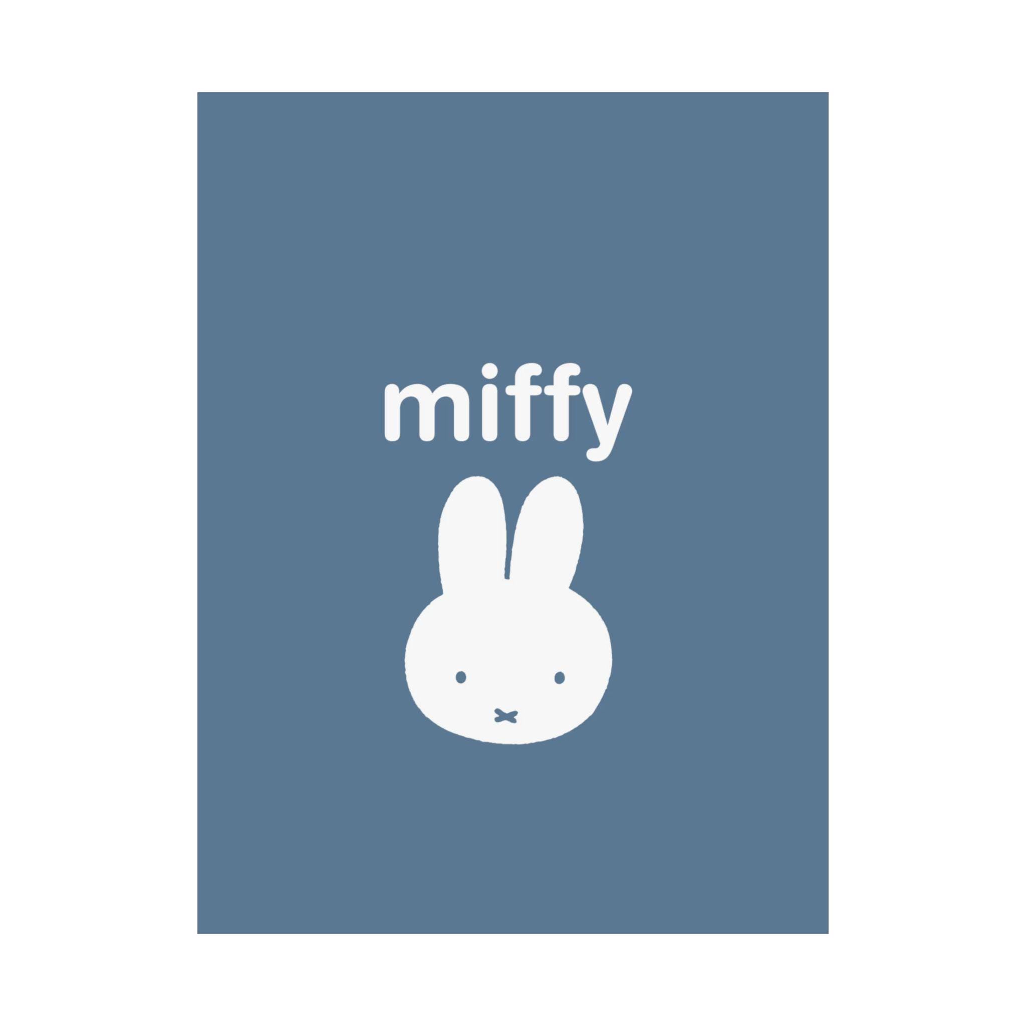 Blue Miffy Minimalist Poster - Etsy Blue Miffy Minimalist Poster - Etsy