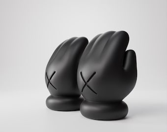 KAWS Hands Companion Figure – HYPEBEAST Decor – 3D Printed Art Collectible