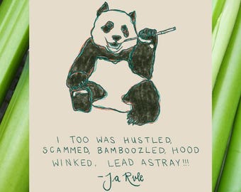 Bamboozled! Ja Rule Pop Culture Print