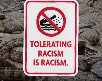 Racism is Racism Sticker