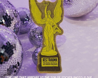 Best Trauma Trophy Sticker
