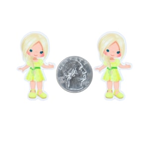 1pc Girl Resin Planar Flatbacks, Flatback For Bows, Crafts, DIY, Craft Supplies P296