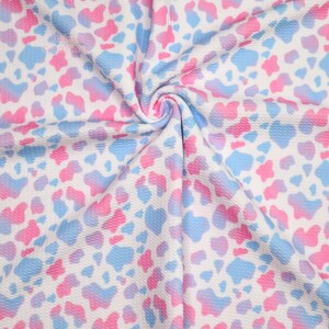 New Cow Printed Bullet Liverpool Fabric L109 | fabric | Liverpool | Stretch Fabric | Liverpool Fabric