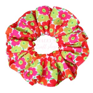 Nuovo 1 pz-Scrunchie con fiori oversize fatto a mano