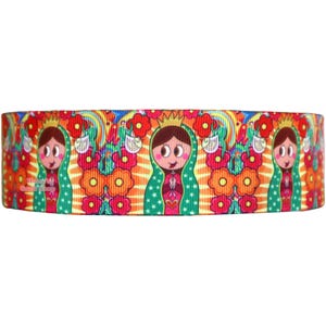 Virgencita Grosgrain Ribbon: DIY Hair Bows, Pet Accessories - 3 Yards