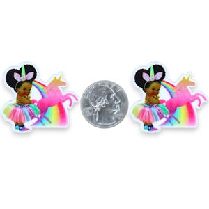 1pc Girl Resin Planar Flatbacks, Flatback For Bows, Crafts, DIY, Craft Supplies P357