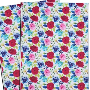 1pc-8.5&quot;x 11.9&quot; Printed Faux Leather Sheets F109/ DIY Earring/Hair Bow Crafts Leather/Printed Synthetic Leather