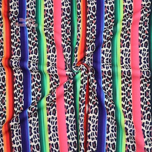 New Serape Printed Bullet Liverpool Fabric L35 | fabric | Liverpool | Stretch Fabric | Liverpool Fabric