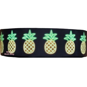 Pineapple Grosgrain Ribbon: 3 Yards, DIY Crafting, Hair Bows