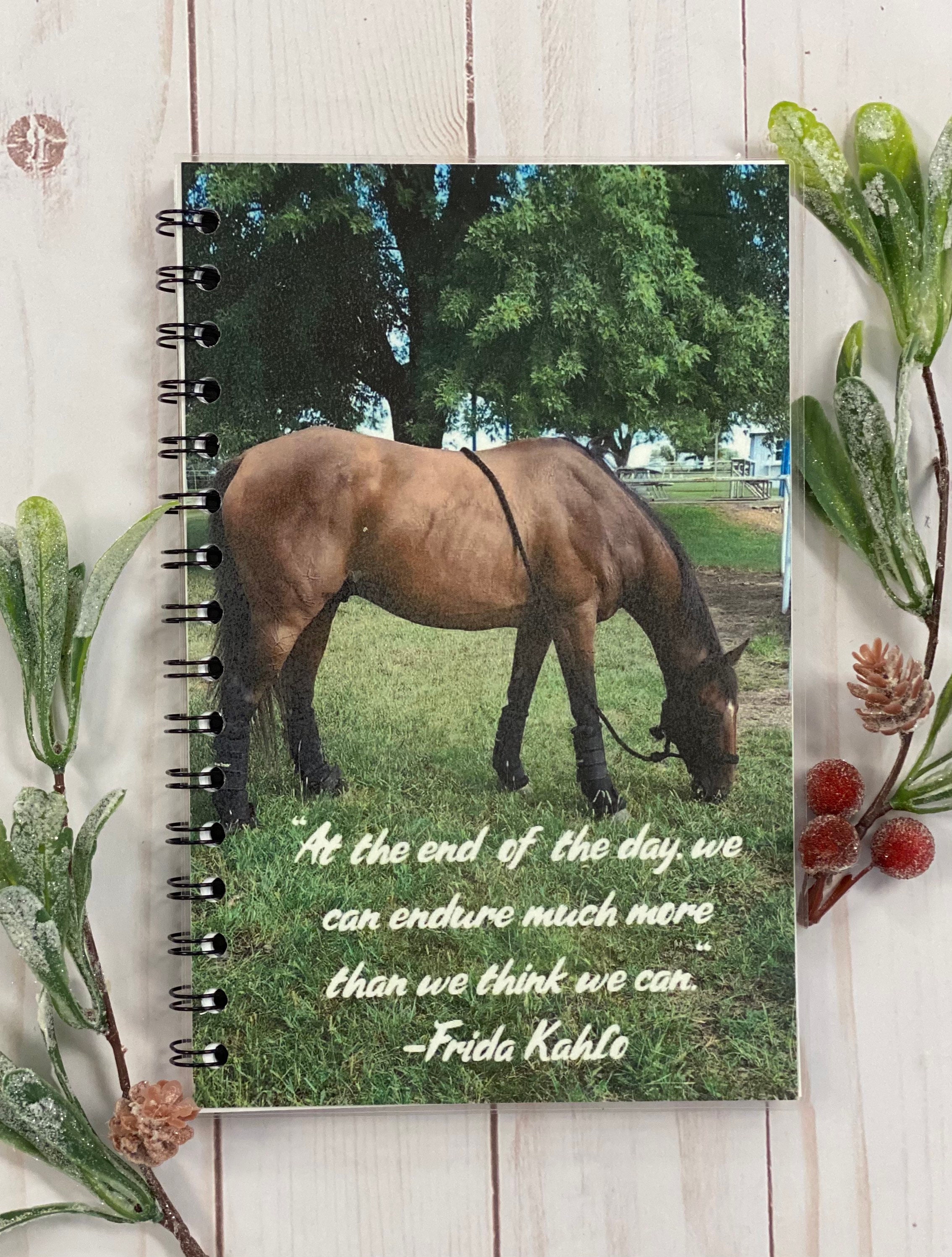 Custom Barrel Racing Journal, Personalized Horse Log Book - Etsy