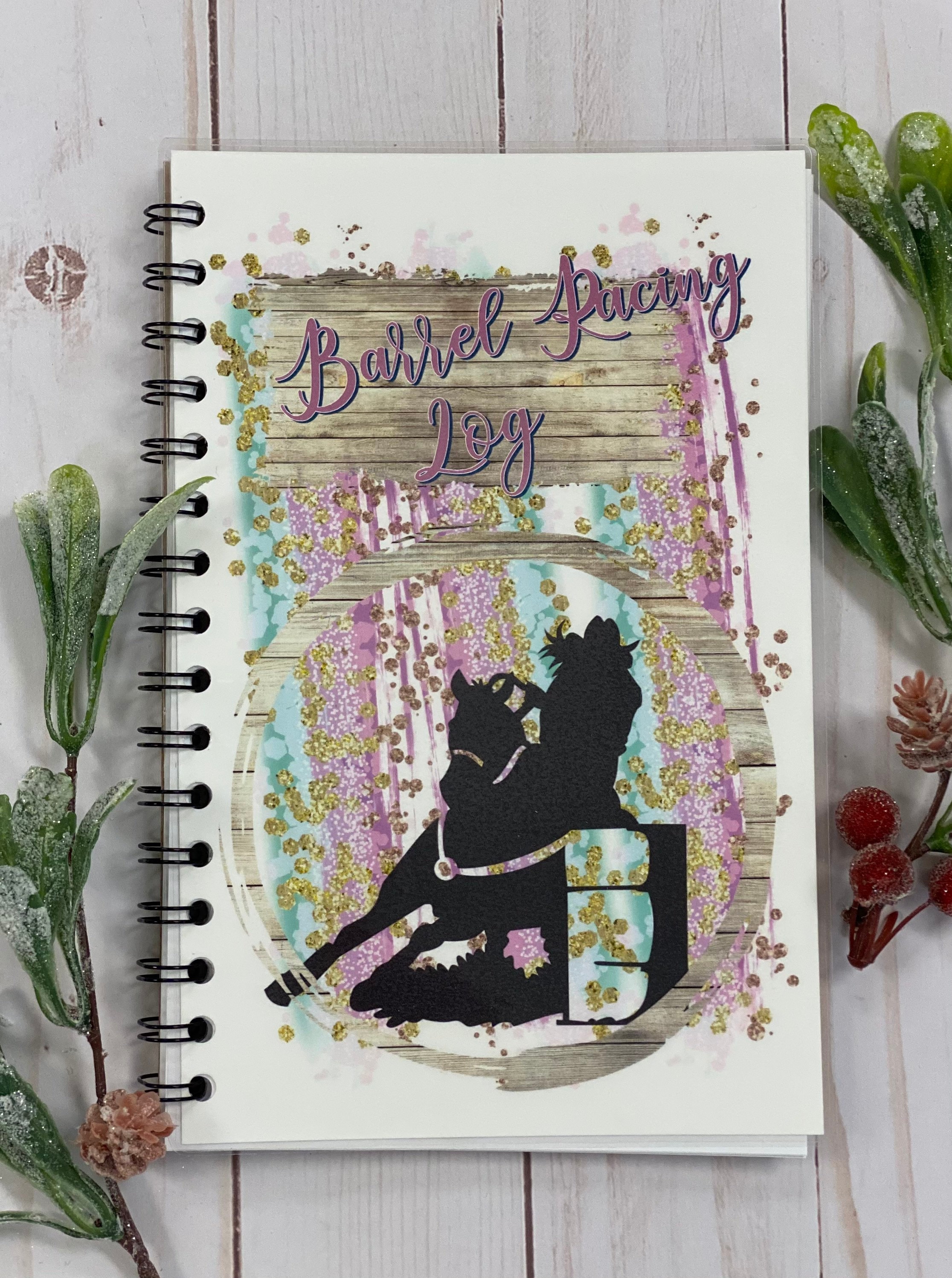 Custom Barrel Racing Journal, Personalized Horse Log Book - Etsy