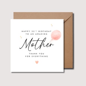 Verjaardagskaart moeder, verjaardagskaart moeder, verjaardagscadeau voor mama, mama Verjaardagskaart, verjaardagskaart mama, kaart voor moeder, kaart moeder, W0178