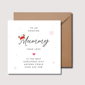 Weihnachtskarte Mama, Weihnachtskarte Mama, Weihnachtskarte Mutter, Weihnachtskarte für Mama, Weihnachtskarte Mama, Geschenk Mama, Weihnachtskarte Mama, WW0387