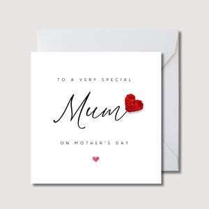 Biglietto per la festa della mamma, biglietto per la festa della mamma con cuore all'uncinetto, regalo per la festa della mamma, biglietto per la mamma, biglietto per la festa della mamma, WW0810
