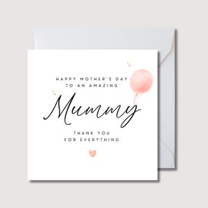 Cartão de dia das mães, cartão de dia das mães para mamãe, presente de dia das mães, cartão de mãe, cartão de mamãe, cartão para o dia das mães, cartão de dia das mães, WW0728