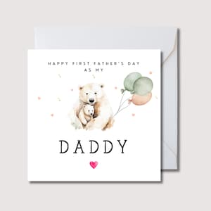Carte de fête des pères premier papa, carte de fête des pères papa, grand-père, carte de fête des pères beau-père, W82Wi