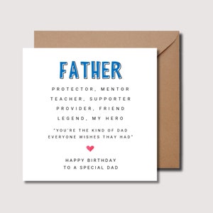 Tarjeta de cumpleaños para papá, tarjeta de cumpleaños para papá, regalo de cumpleaños para papá, tarjeta de cumpleaños para papá, tarjeta de cumpleaños para papá, tarjeta para papá, tarjeta de cumpleaños para papá, WW0393