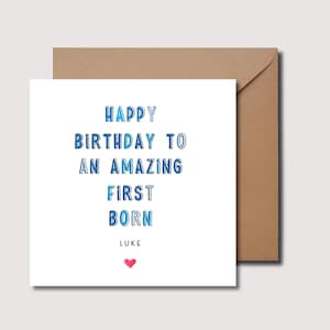 Carte d'anniversaire frère, carte d'anniversaire premier-né, cadeau pour frère, carte d'anniversaire soeur, carte frère, carte d'anniversaire pour frère, WW0442