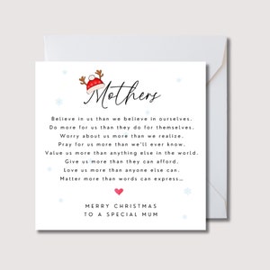Weihnachtskarte Mama, Weihnachtskarte Mama, Weihnachtskarte Mutter, Weihnachtskarte für Mama, Weihnachtskarte Mama, Geschenk Mama, Weihnachtskarte Mama, WW0384