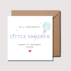 Tarjeta de cumpleaños para hermano pequeño, tarjeta de cumpleaños para hermano pequeño, tarjeta de cumpleaños para hermano pequeño, tarjeta para hermana, tarjeta de cumpleaños para hermano pequeño, tarjeta para hermano, 293