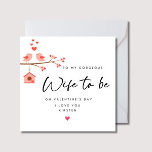 Carte de Saint-Valentin pour femme, carte de Saint-Valentin pour mari, carte de Saint-Valentin pour femme, carte de Saint-Valentin pour petit ami, carte de Saint-Valentin pour petite amie, WW0602