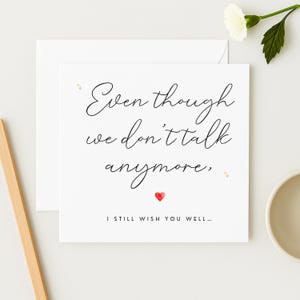 Friendship Breakup Card: Thinking of You, Lost Connections, WW0478i