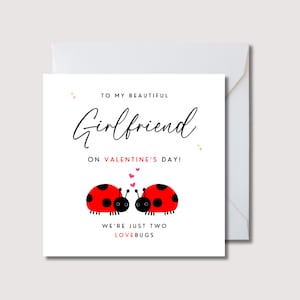 Biglietto di San Valentino per fidanzata, biglietto di San Valentino con insetti innamorati, biglietto di San Valentino personalizzato, biglietto di San Valentino per fidanzata, biglietto per fidanzata, WW0537