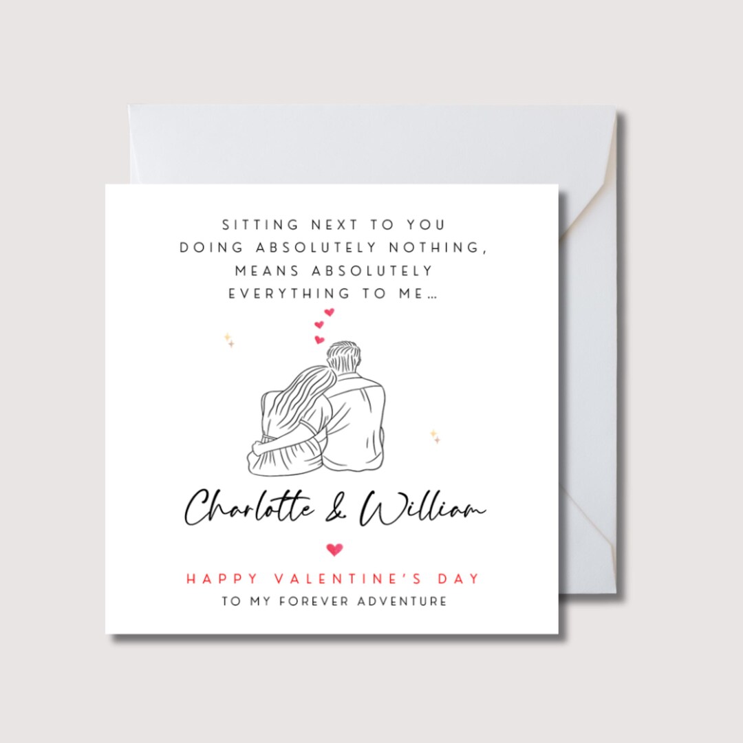 Valentines Day Card, Husband Valentine Card, Wife Valentine Card ...